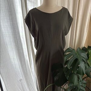 Gray Zara Midi Dress